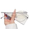 Pa S Same Style Titanium Frame Butterfly Rimless Glasses High-Sense Cat-Eye Glasses Frame Myopia Glasses Frame Wholesale 8951-1