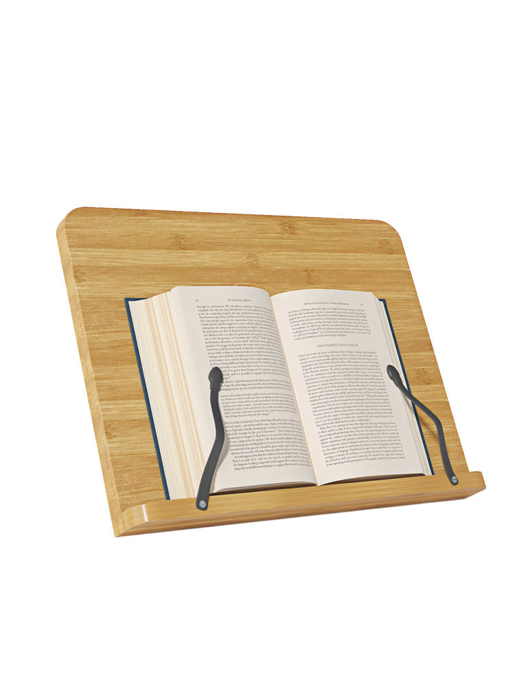 Reading Rack Postgraduate Entrance Examination Reading Bookshelf Computer Bracket Support Rack Wooden Desktop Student Book Clip Reading Artifact