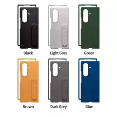 Suitable for Samsung Zfold7 Mobile Phone Case Holder, Simple Skin-Feel Fold 30% off Foldableing Mobile Phone Case with Front Frame Protective Cover