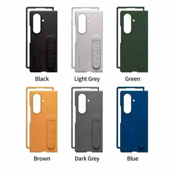 Suitable for Samsung Zfold7 Mobile Phone Case Holder, Simple Skin-Feel Fold 30% off Foldableing Mobile Phone Case with Front Frame Protective Cover