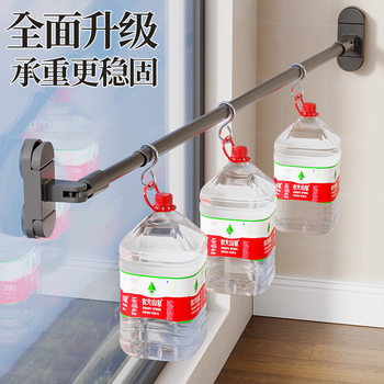 ✅ No-Drill Telescopic Suction Cup Clothes Drying Rod Shower Curtain Retractable Installation Balcony Clothes Rack Curtain Rod Sanitary