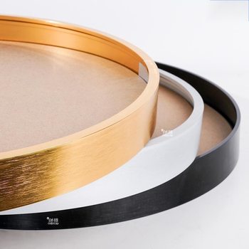 Aluminum round frame round picture frame mirror frame advertising frame cross stitch diamond painting oil painting round frame cm high