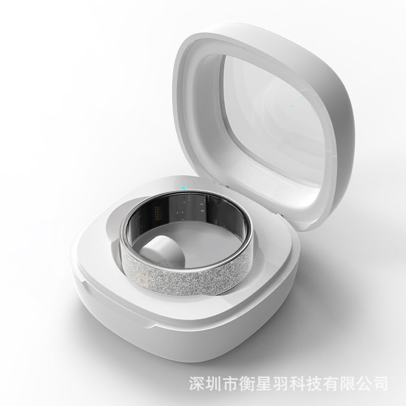 Cross-Border Exclusive Supply of Factory Direct Sales of Black Technology Ring-Type Charging Case Charging Box Smart