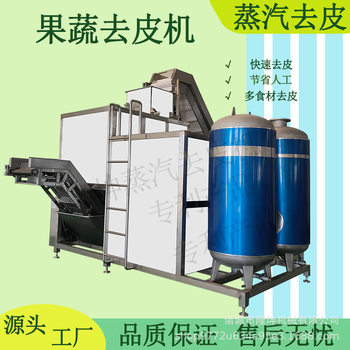 Longkun Large Steam Peeling Machine Hazelnut Carrot Peeling Equipment Multifunctional Taro Crisp Persimmon Peeling Machine