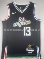 Hot pressing 23 Clippers 13 City version Black