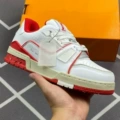 54 white red