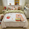 Kapi Barra Large Edition Pure Cotton Four-piece Set Cotton Cartoon Altman Children's Three-piece Set Bed Cover for Students