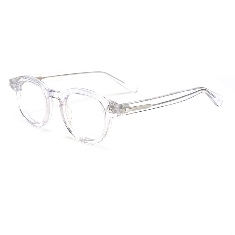 Flat Mirror Men's Retro Plate Round Frame Glasses Frame