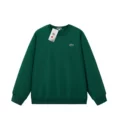 Round neck dark green