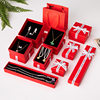 Factory in stock holiday English letter jewelry box bow multi-size jewelry box Jewelry necklace gift box
