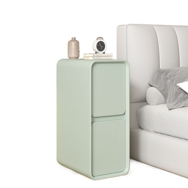 Light Luxury Solid Wood Bedside Table Cream Style Simple Modern Small Home Bedroom Bedside Table 20cm Sandwich Ultra-Narrow Cabinet