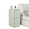 Light Luxury Solid Wood Bedside Table Cream Style Simple Modern Small Home Bedroom Bedside Table 20cm Sandwich Ultra-Narrow Cabinet