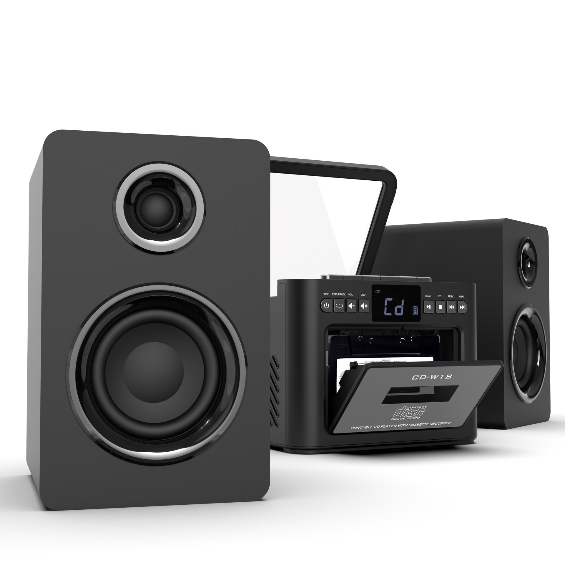 CD player desktop speaker home bluetooth audio tape player FM radio TF English repeat new CD player