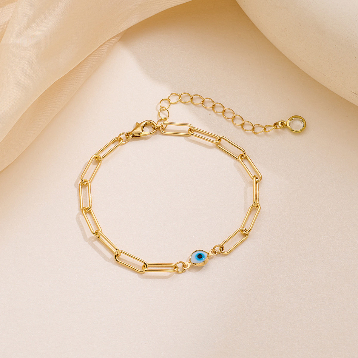 Wholesale European and American Bohemian Devil's Eye Bracelet Blue Eyes Fashion Bracelet Simple All-match Women's Bracelet