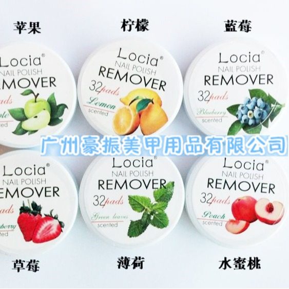 Nail Polish locia luqiya nail polish remover towel fruit flavor nail towel 32 pieces six kinds of fruit flavor