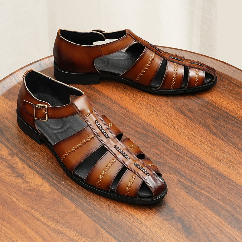 (Mới) Mã A0200 Giá 2020K: Giày Dép Sandal Nam Asenon Big Size Ngoại Cỡ Thoáng Khí Giày Dép Nam Chất Liệu Da Bò G05 Sản Phẩm Mới, (Miễn Phí Vận Chuyển Toàn Quốc).