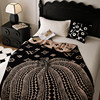 [Home] Throw Blanket, Half-Velvet Blanket, Sofa Nap Blanket, Decorative Blanket, Manufacturer, Cross-Border, Nordic Style