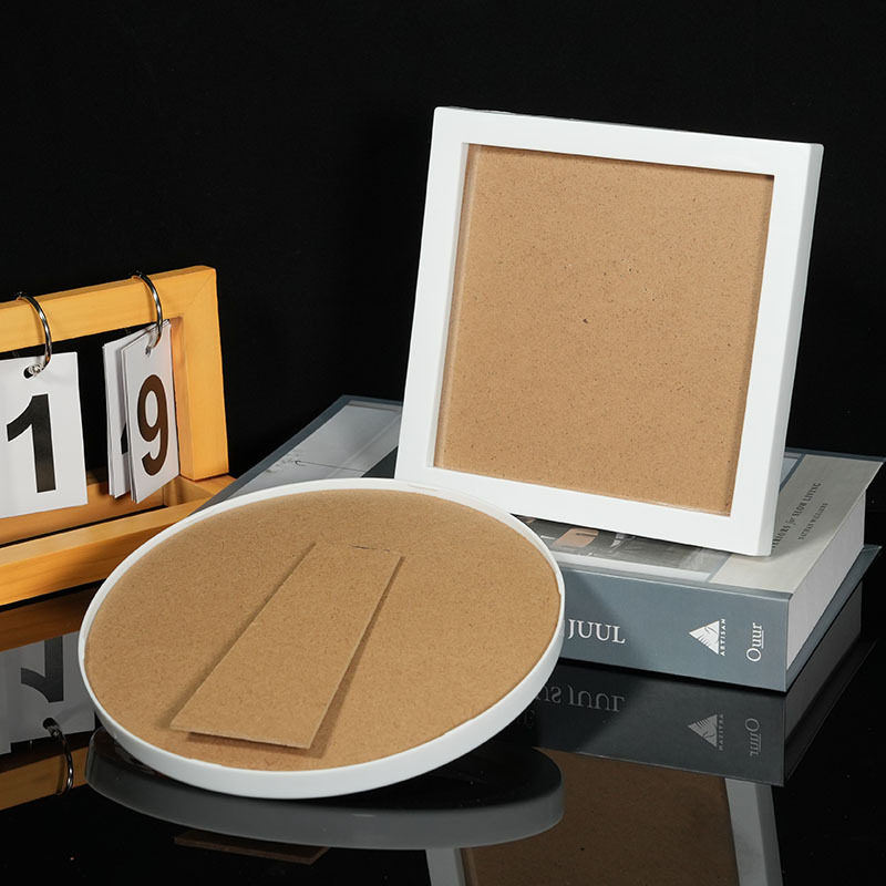 Pvc Plastic Oil Pastel Photo Frame Square Diamond Picture Frame DIY Kidsren's Handmade Round Framed Puzzle