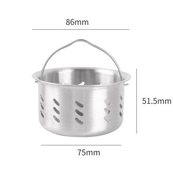 Kitchen Water Filter Net 304 Stainless Steel Slag Separator for Sink Drain, Anti-Odor Sink Strainer