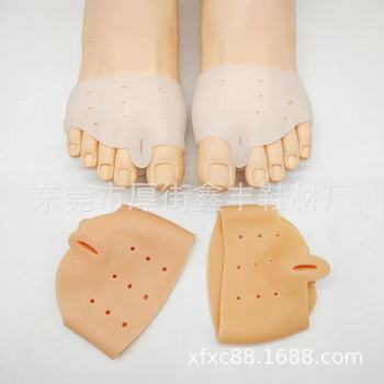 Forefoot cover toe splitter soft silicone foot cover non-slip anti-pain hallux valgus orthotic thumb separator