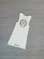 Horseshoe vest skirt [white]