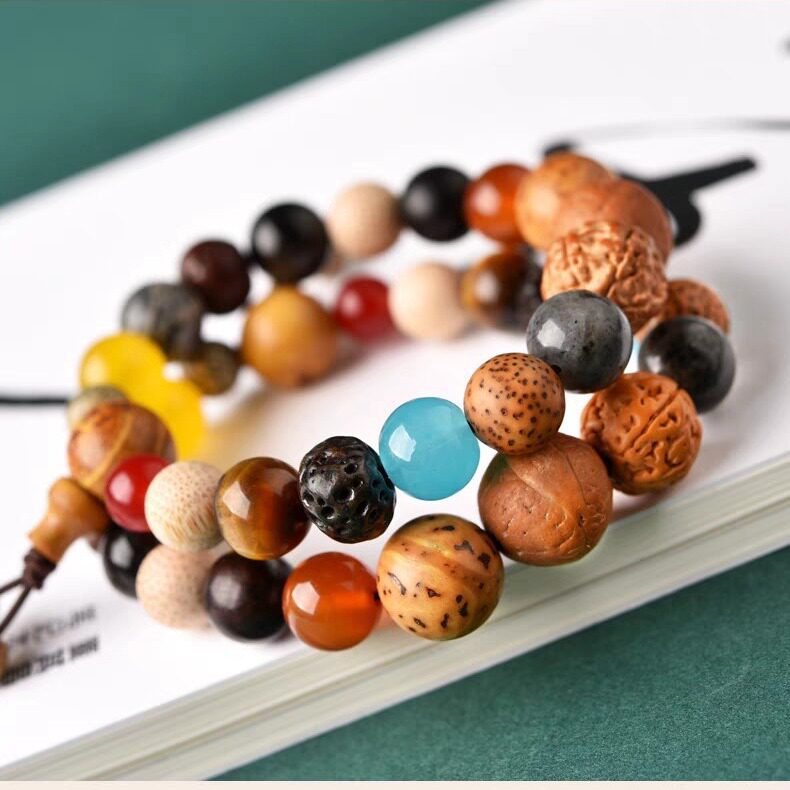 18 seeds Bodhi bracelet 18 Zi Duobao Bodhi Zi Wenwan Buddha beads men and women bracelet Lingyin same style 18 Zi