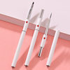 New Red Peach Heart Metal Pen Holder Manicure Brush Paint Pen Pull Line Pen Light Therapy Pen Carving Pen 12 Pack