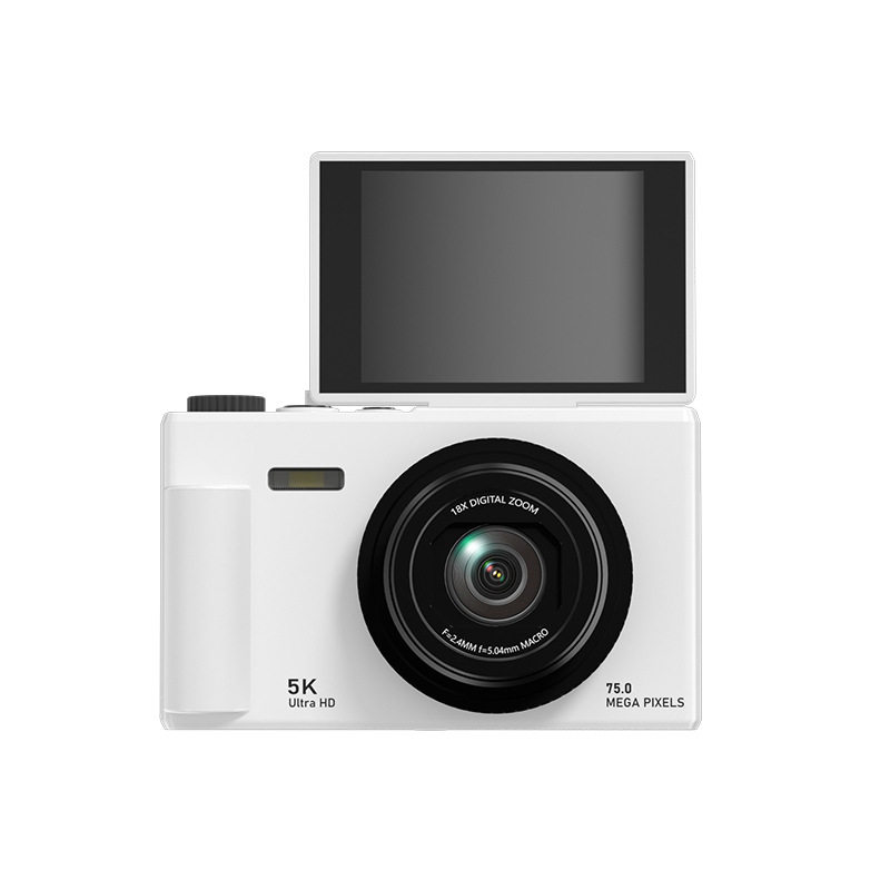 Cross-Border 5K High-Definition Flip-Screen Camera Student Party Selfie Mirrorless Camera Vlog Entry-Level Digital Camera Manufacturer