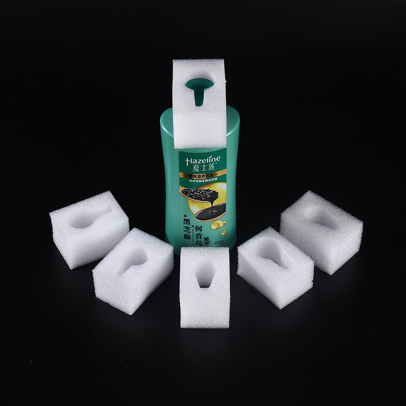 Guangzhou factory pearl cotton board epe pearl cotton lining sheath laundry detergent bottle cap shampoo logistics protective cotton