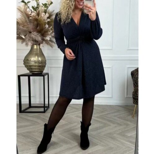 V Neck Long Sleeve Bodycon Dress Sexy Fit Autumn Winter Style Perfect for Parties and Events Wholesale Available