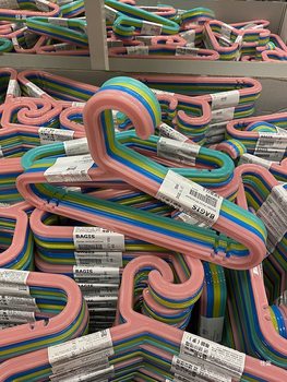 Bajis Plastic Children's Clothes Hanger for Home Use, Baby Clothes Hanger, Drying Rack, Clothes Rack, Clothes Hanger