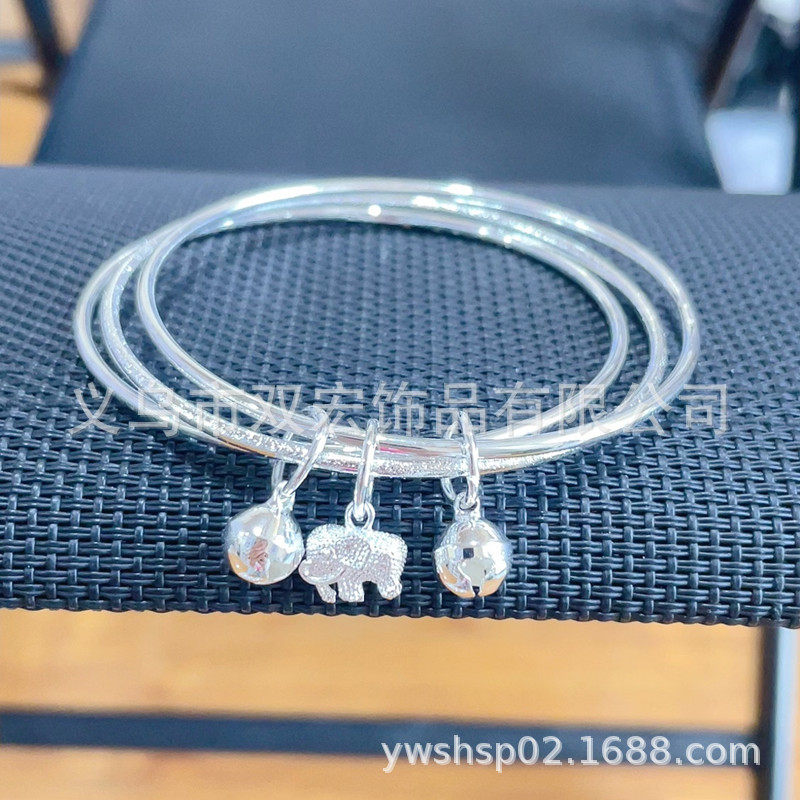 三圈女生手镯 苹果时尚满天星女式手镯 创意女士生日礼品手链批发