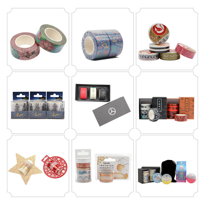 Source Manufacturer Washi Tape Customized Basic Animal Gradient Hand Ledger Tape Customized Hand Ledger Sticker Customized According to Drawings