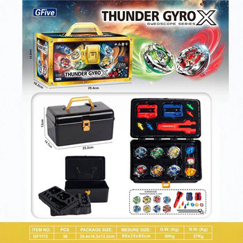 2025 Cross-Border Bx Burst Alloy Gyro with Accelerated Battle Disk Children's Pull-Out Battle Burst Gyro Toy