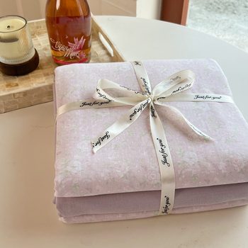 Category a Maternal and Infant Grade Pure Cotton Four-Piece Bedding Set, Cotton Double-Layer Yarn Three-Piece Quilt Cover, Bed Sheetss and Fitted Bed Sheetss, Customized