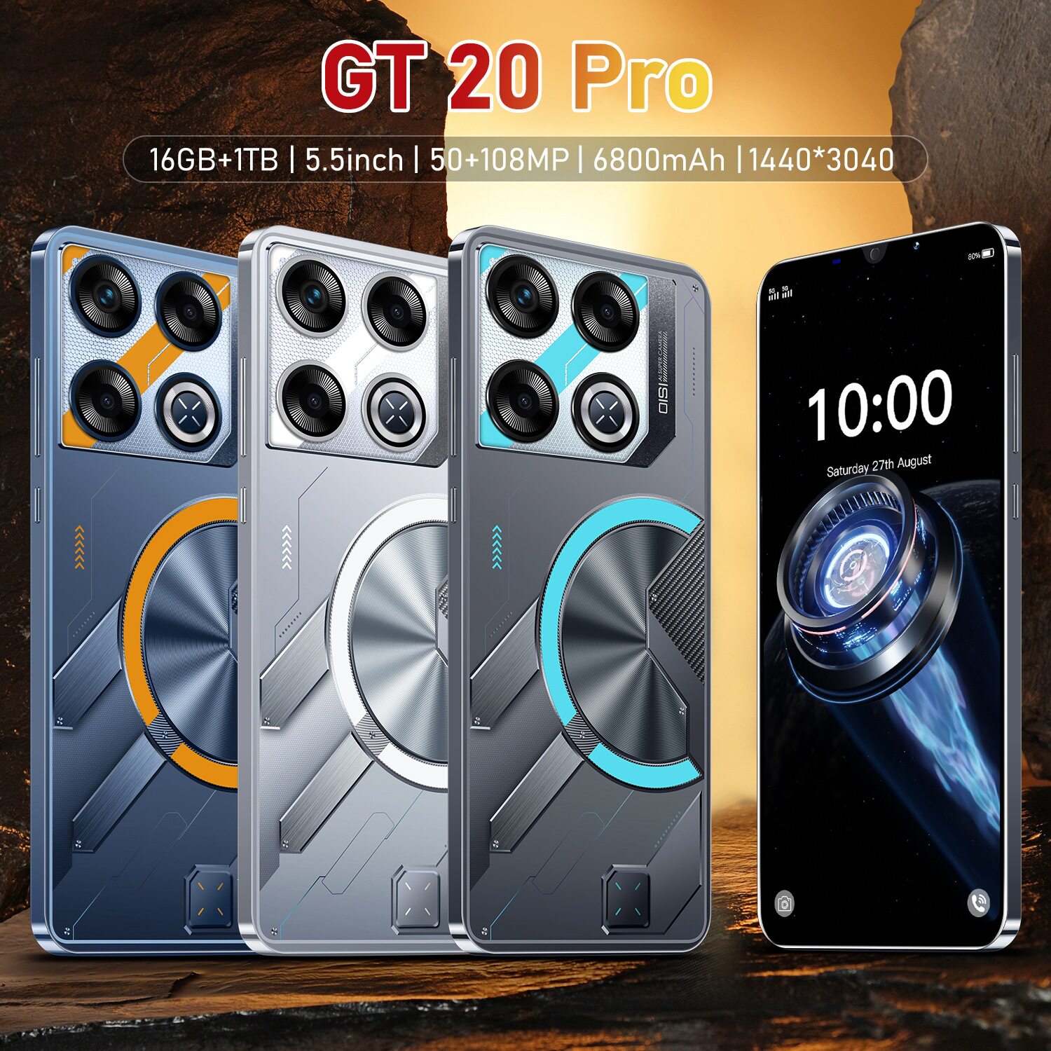 GT20 Pro跨境手机5.5寸1+16外贸手机跨境智能手机虾皮低价东南亚