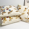Wreath Branch Pillowcase, Fresh Towel Embroidered Sofa Cushion, Lumbar Pillow, Bay Window Bedside Pillow