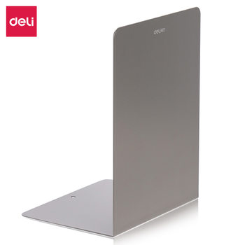 Deli 78650 Bookend Metal Book Support Bookend Medium Large Thickened Simple Style Desktop Rack Book Clip Wholesale