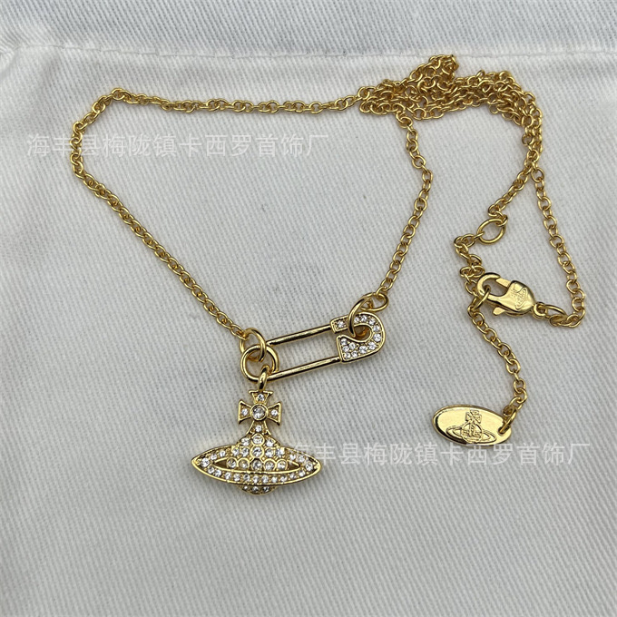 ピンネックレスゴールド