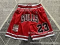 Pocket public retro b open red pants