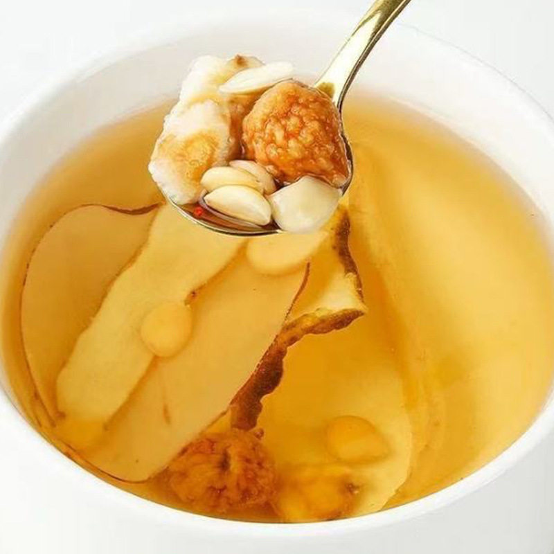 Autumn and Winter Drinks Runfei Liuwu Drink Ginger and Date Tea Real Ingredients Combination Tea Video Number Same Style Red Bean and Coix Seed Tea