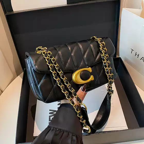 Premium Small Fragrant Style Bag Women's Bag Diamond Grid Chain Bag 2026 New Trendy Versatile Small Square Bag Single Shoulder Crossbody Bag