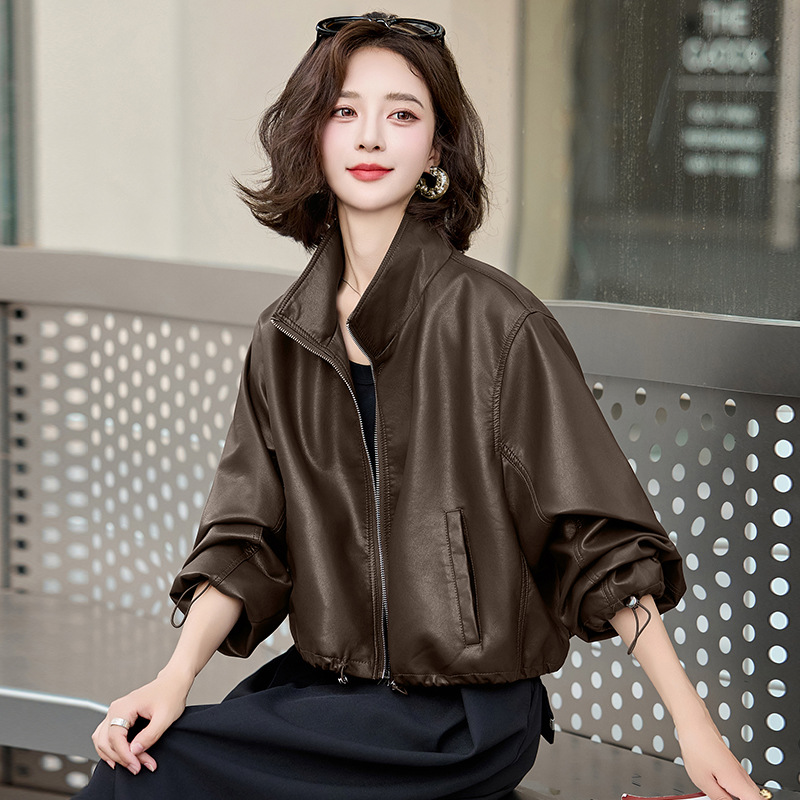 (Mới) Mã L1291 Giá 1440K: Áo Da Nữ Hatde Hàng Mùa Xuân Thu Đông Thời Trang Nữ Chất Liệu G04 Sản Phẩm Mới, (Miễn Phí Vận Chuyển Toàn Quốc).