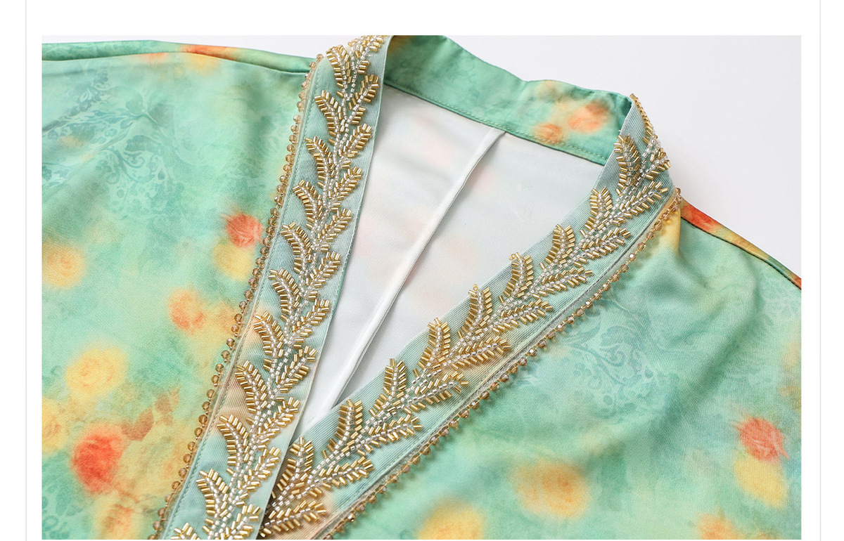 Set áo khoác cardigan thêu hoa kèm đầm hai dây dáng dài nữ — Váy hai dây