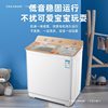 10kg Semi-Automatic Double-Tub Washing Machine New Model for Home Use Large Capacity Double-Cylinder Pulsator Small Rental Old-Fashioned Commercial