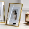12inch 16inch Modern Simple Accessible Luxury Silver Gold Black Metal Large Photo Frame Table Decoration Photo A4