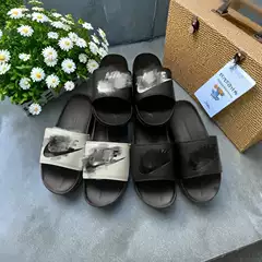 Pure Original Replica Hook Brown Non-Slip Light Luxury Mandarin Duck Putian Pure Original Baroque Couple Beach Slippers Trendy