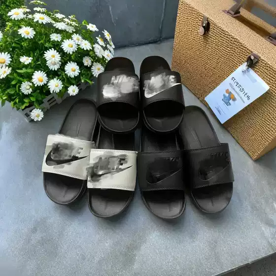 Pure Original Replica Hook Brown Non-Slip Light Luxury Mandarin Duck Putian Pure Original Baroque Couple Beach Slippers Trendy