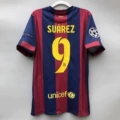 14/15 barcelona home jersey #9 + champions league