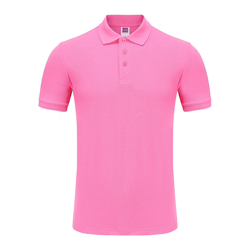 纯色大王220g全棉POLO衫翻领短袖POLO衫男工作服定制印绣logo批发